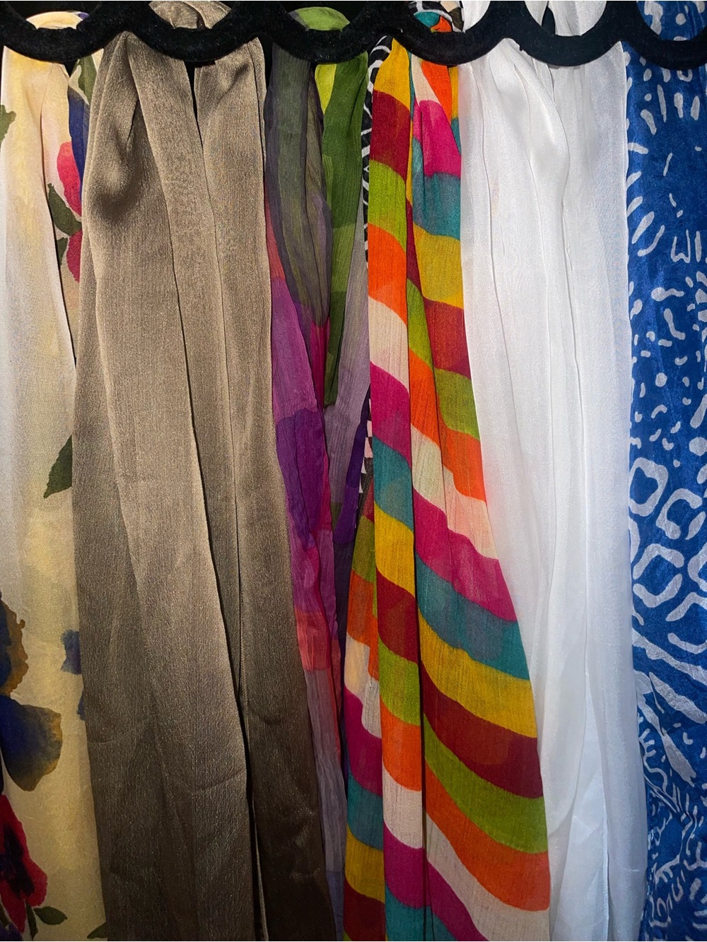 Mixed Colors Women's Lightweight Fashion Scarves - Multi